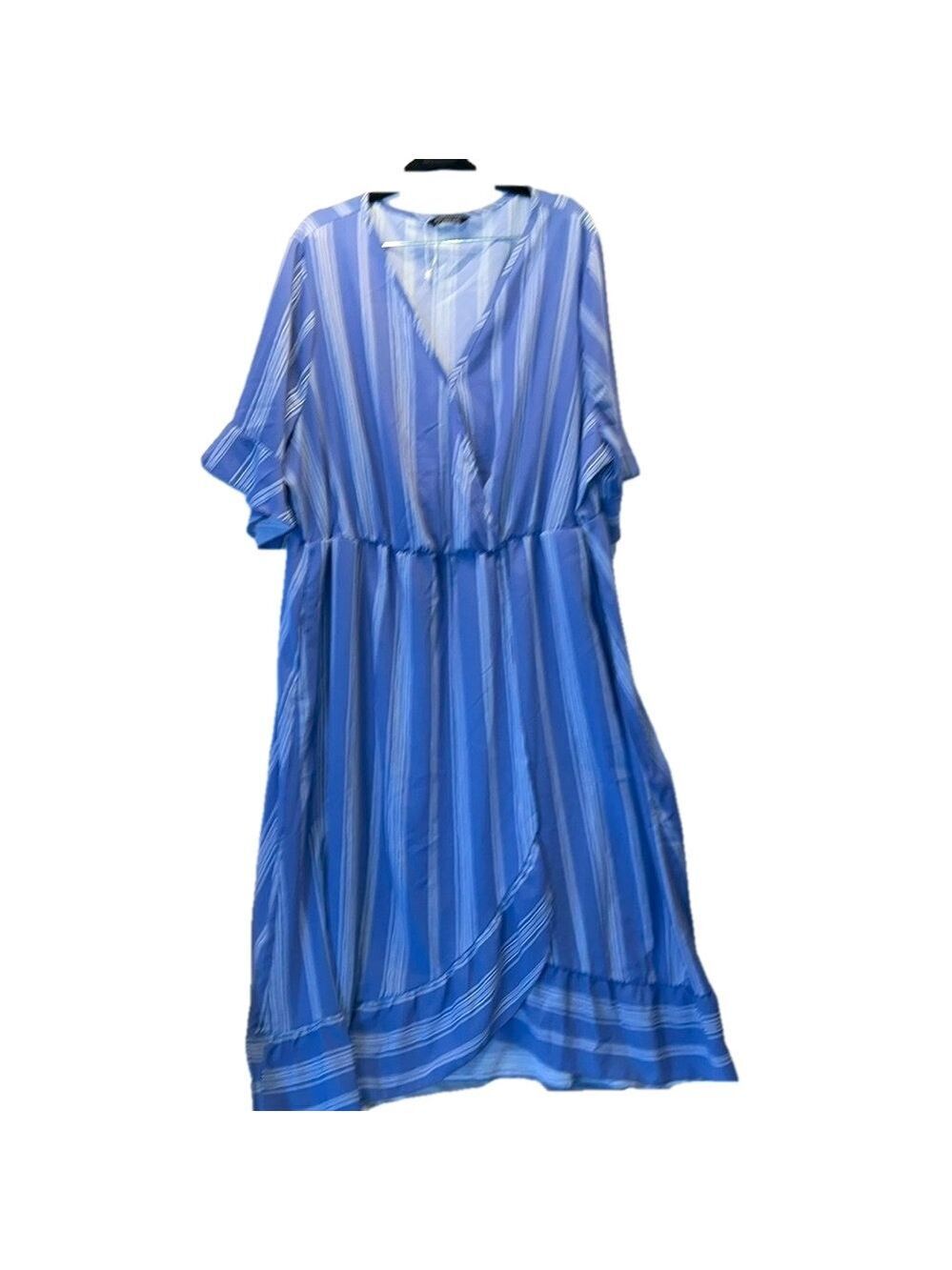 Bloomchic Maxi Dress, Sz 22-24, PTP 25, Length 48”-50”, Soft Polyester Material - Picture 2 of 9